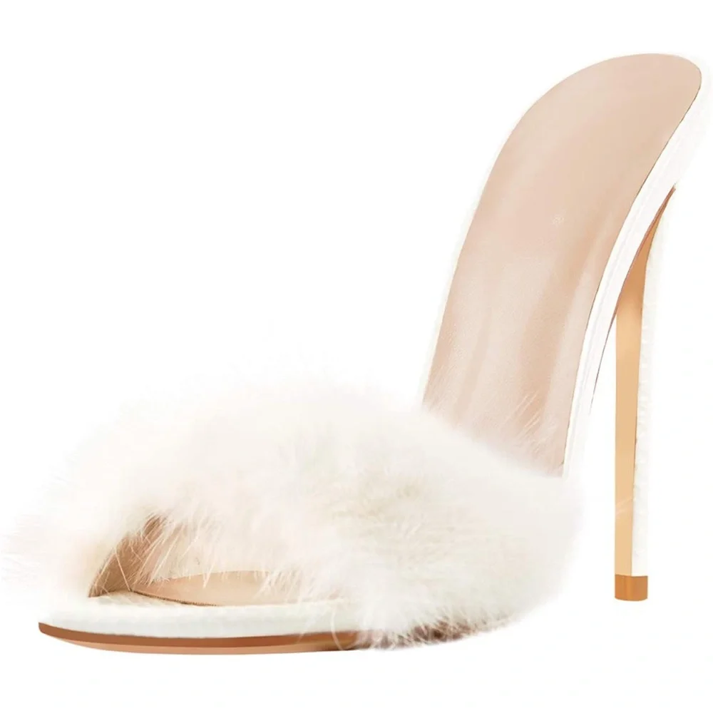 Stiletto open toe pumps - Picture 2 of 5